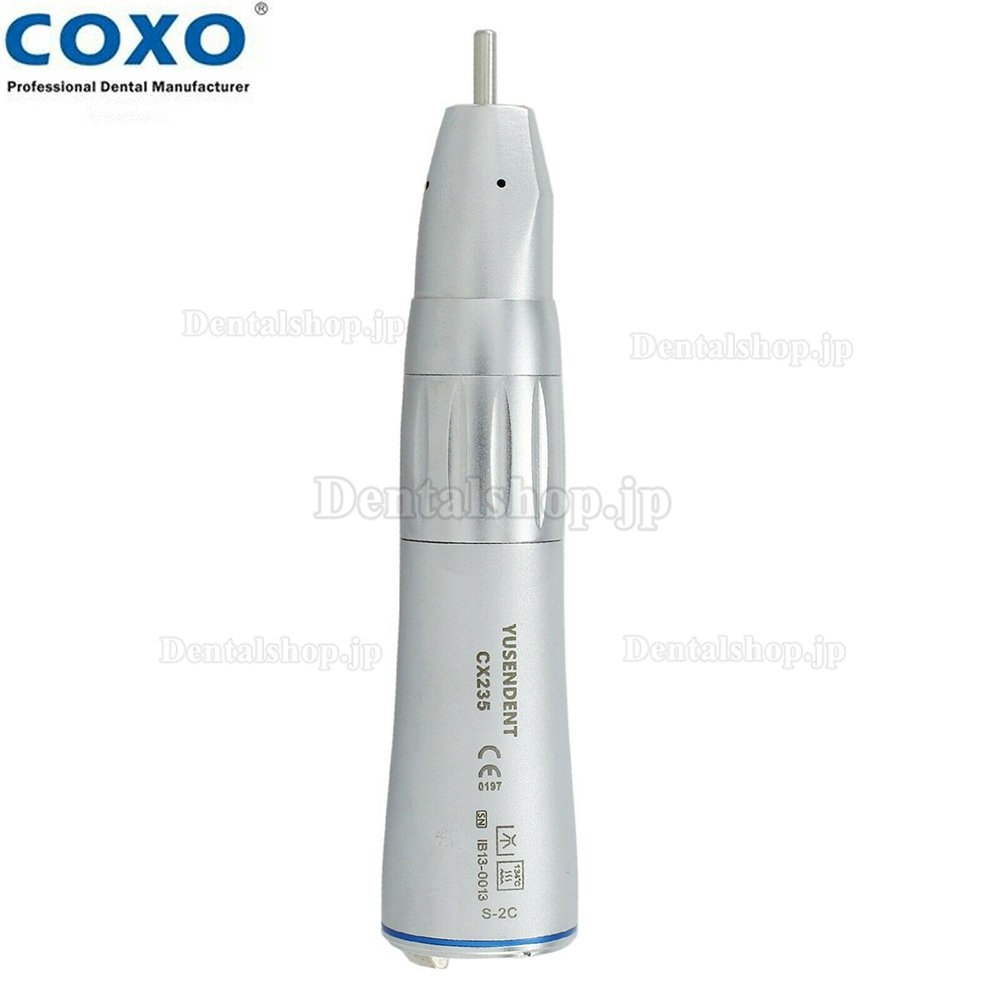 Yusendent CX235C歯科光ファイバーＬＥＤ低速ハンドピースセット６ホール（内部注水）
